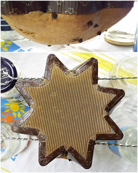 Panettone (stellato) con gocce di cioccolato