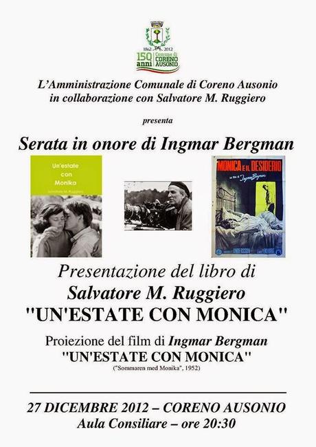 Quest'anno il tradizionale incontro dei fans de IL GENIO DI UPPSALA (Saggio di Salvatore M.Ruggiero)﻿ e i cultori del buon cinema d'autore NON CI SARA'.