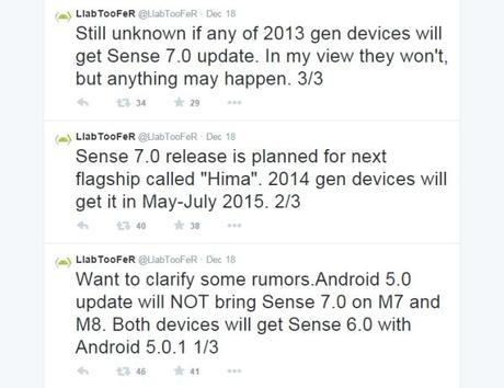 HTC Sense 7 arriverà con l'anno nuovo