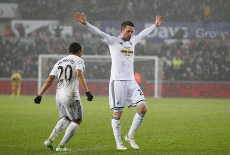 Swansea-Aston Villa 1-0: bene i gallesi, Villans discontinui