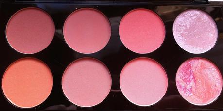 Makeup Revolution BLUSH & CONTOUR palette in HOT SPICE