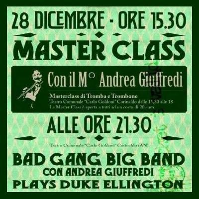 Bad Gang Big Band in concerto al Teatro Goldoni di Corinaldo, domenica 28 dicembre 2014.