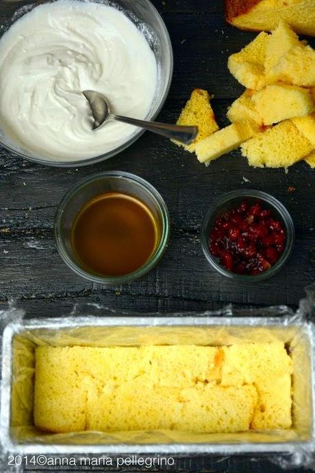 Terrina di pandoro con ricotta e mirtilli al vino passito: una proposta riciclona per #lebuonericette