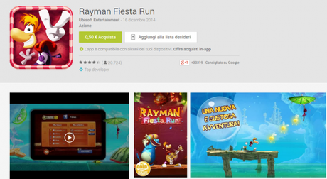 Rayman Fiesta Run   App Android su Google Play