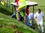 (VIDEO)Only Sunday League Drunk stadium security steward