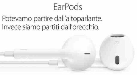 EarPods Apple manuale italiano e libretto d'uso download auricolari con telecomando e microfono