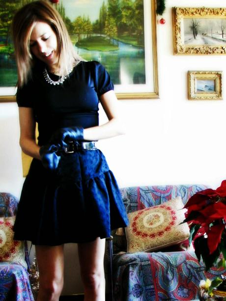 Total look in black & pink