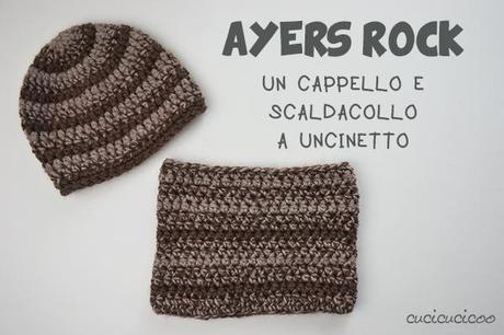 Cappelli a uncinetto: lo schemaAyer's Rock e un basco largo | www.cucicucicoo.com