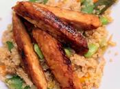 Quinoa verdure asiatiche tempeh alla piastra