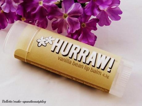 Hurraw! Vanilla bean lip balm