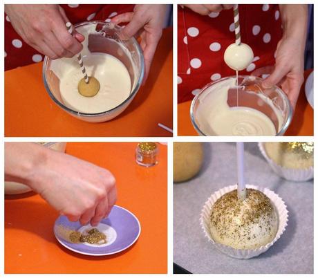 i CAKE POPS di CAPODANNO (per un 2015.. d'oro!)