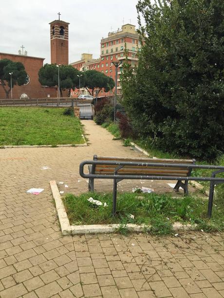 La triste storia del Parco del Torrione Prenestino. Inaugurato quattro anni fa sembrava un sogno, oggi è un incubo