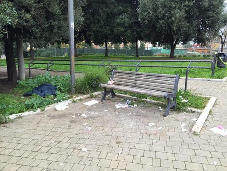 La triste storia del Parco del Torrione Prenestino. Inaugurato quattro anni fa sembrava un sogno, oggi è un incubo