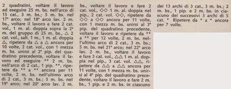 Lavori con l'uncinetto: Centro con stella centrale