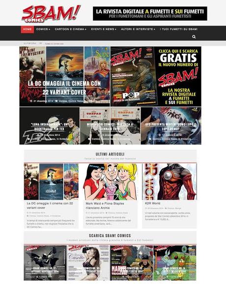 Un sito nuovo per “SBAM! Comics”, la rivista digitale a fumetti e sui fumetti