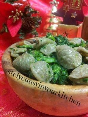 Orecchiette in grano arso con cime di rapa