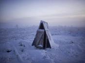 Siberia: scene vita quotidiana villaggio freddo mondo