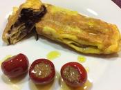 Omelette radicchio rosso erdammer