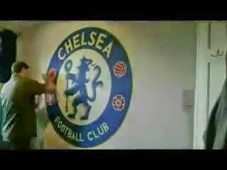 (VIDEO)Nice time-lapse painting Chelsea Football Club Badge in bedroom