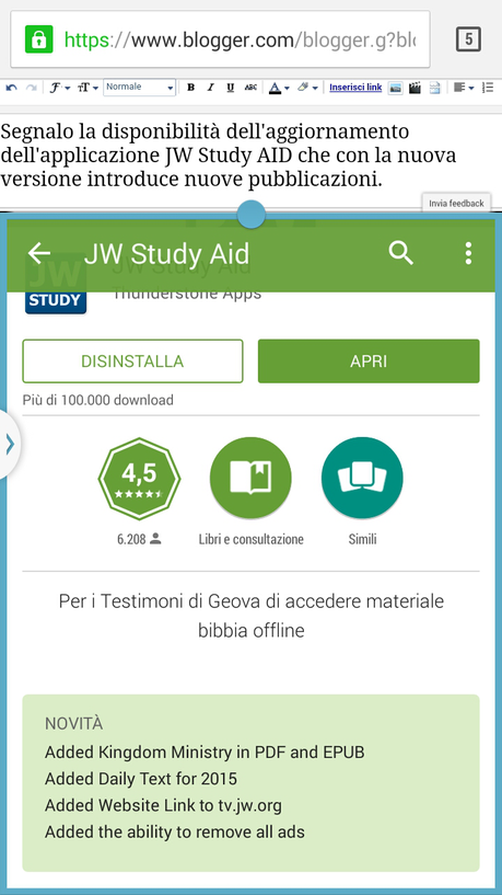 Jw Study AID si aggiorna ed introduce nuove pubblicazioni