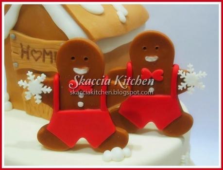 Gingerbread Man Cookies Cake