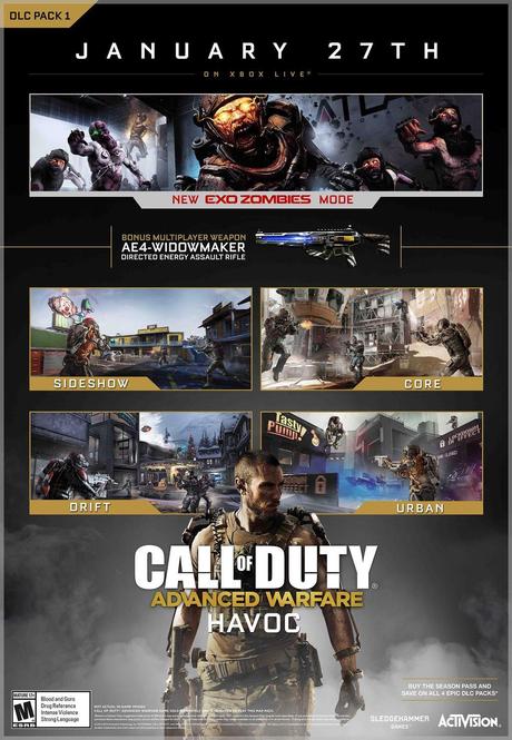 Il pacchetto Havoc per Call of Duty: Advanced Warfare sarà disponibile a partire dal 27 gennaio