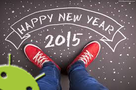 Buon 2015 :-) Foto di auguri con un tocco di Android da mandare ai vostri amici su Whatsapp, Fb, ecc.