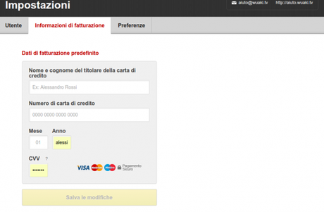 Wuaki TV arriva in Italia: come aderire al programma Beta Impostazioni Wuaki.tv