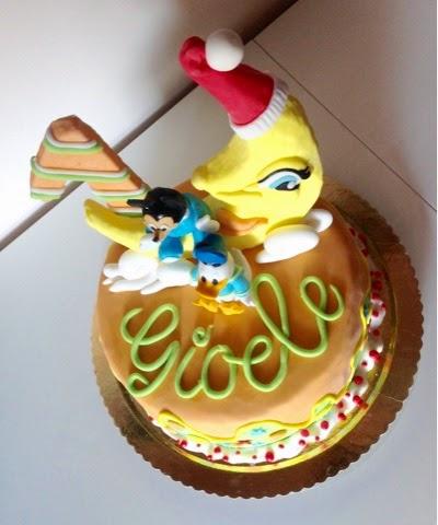 Torta topolino con luna