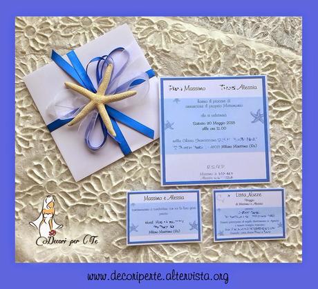 ♥ partecipazioni matrimonio "mare" - "sea" wedding ...