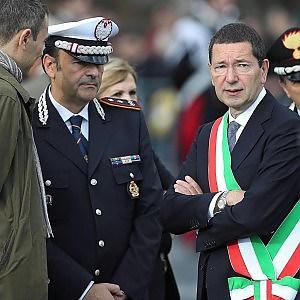 Marino col comandante dei vigili