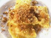 Ravioli dolci pesche moscato.