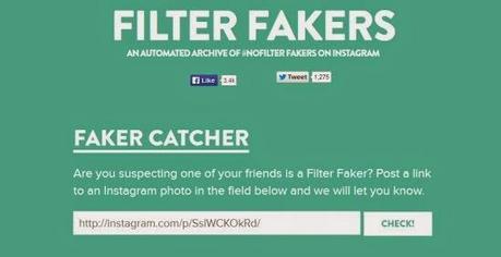 Filterfakers: scopri quando una foto su Instagram ha utilizzato filtri