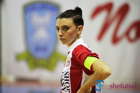 Ilaria Centola, capitano della Vis Fondi e trascinatrice della sua squadra nella semifinale di Coppa Italia regionale