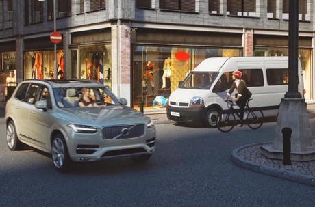 Volvo e POC presentano il casco da ciclista che comunica con le auto