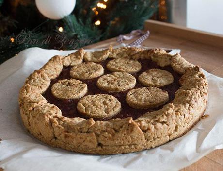 crostata arancia e cioccolato