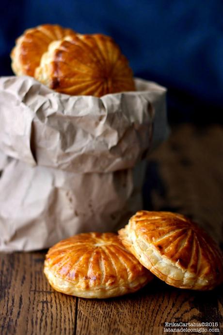 Piccole Galette de Rois con crema frangipane