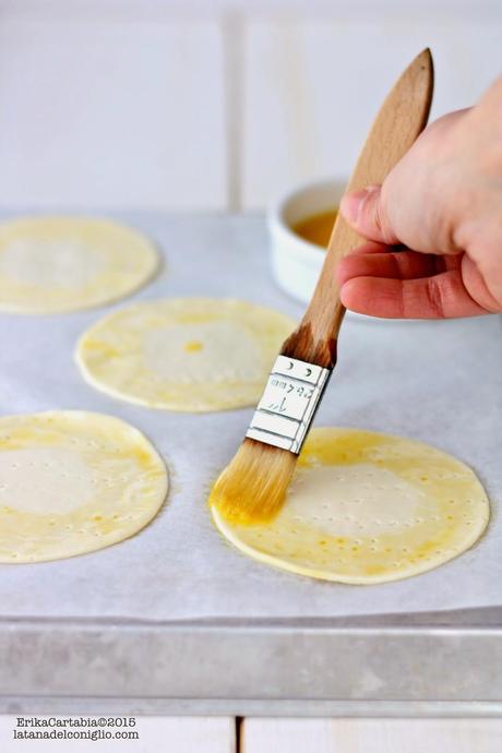 Piccole Galette de Rois con crema frangipane