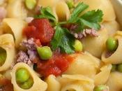 Pipe rigate piselli,ricetta light Bimby
