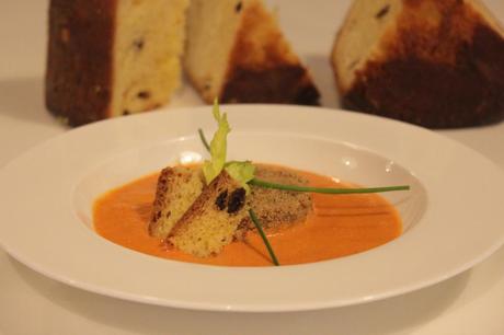 zuppa di zucca e panettone