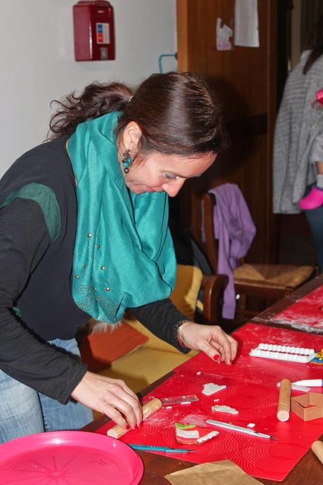 Merenda party con aperitivo con mamme, la nevicata e la fiaba del panettone farcito