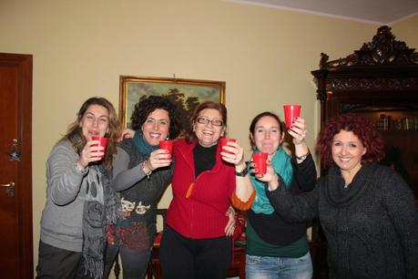 Merenda party con aperitivo con mamme, la nevicata e la fiaba del panettone farcito