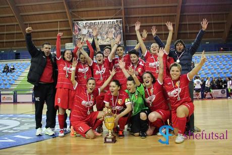 Virtus Ciampino, campione di Coppa Italia 2015 di calcio a 5 femminile, serie C