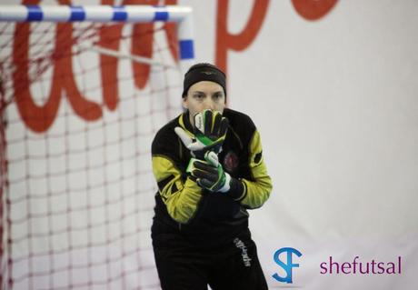 Claudia Caruso, portiere della Briciola e protagonista delle Final Four di calcio a 5 femminile