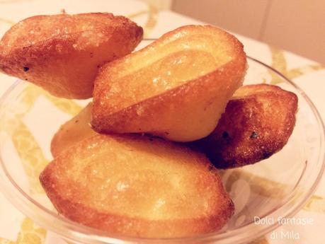 Finalmente eccomi... con le madeleinette :-)