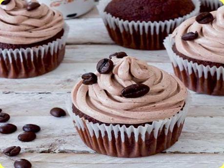 Cupcakes al cioccolato e caffè