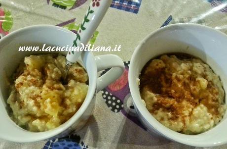 Porridge d'Avena, Mela e Cannella