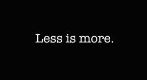 Less-is-More