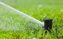 Irrigazione giardino a getto d'acqua