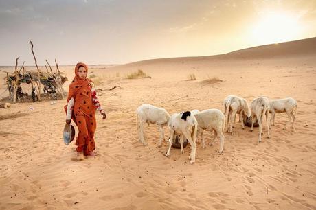 40_Mauritania_figli_Hassan_radunano_capre